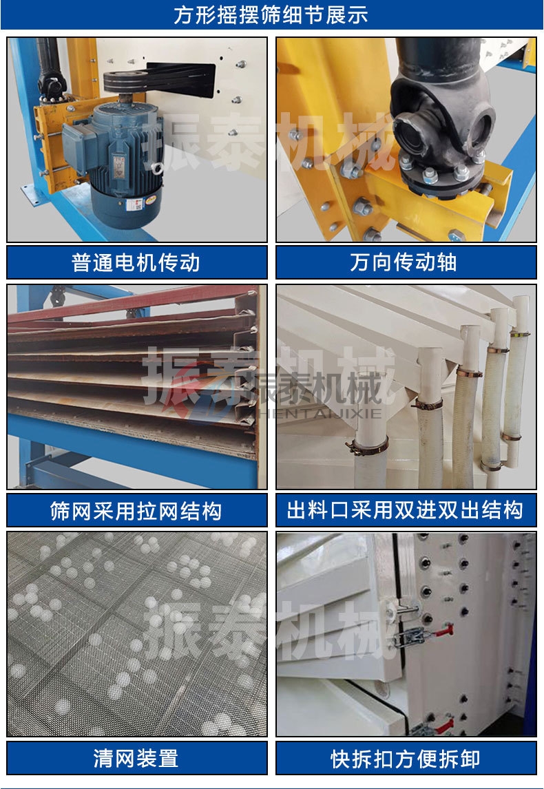 砂石方形搖擺篩細(xì)節(jié)